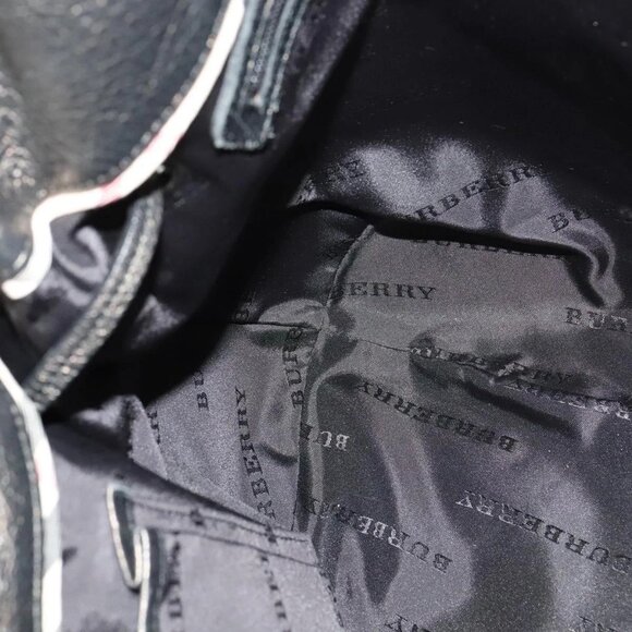 BURBERRY Shoulder Bag Nylon Black Auth BA3541 - Picture 15 of 16